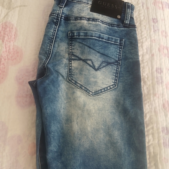 Guess Men's Slim Jeans - Blue - Picture 4 of 7